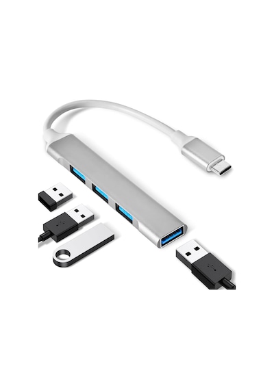 Lexroo Type-c To Usb Hub 4 Port Çoklayıcı Çoğaltıcı Adaptör