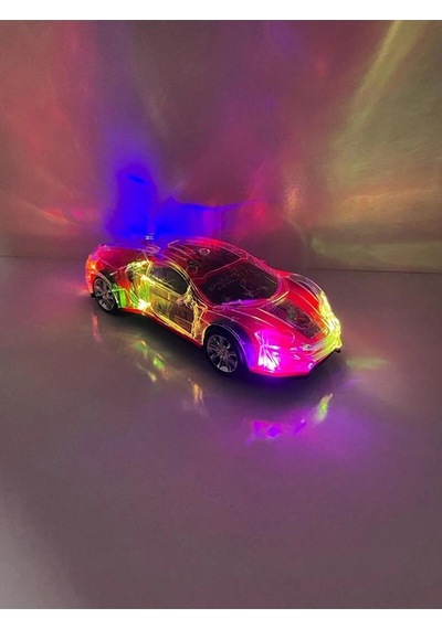 Cars Işıklı Müzikli Araba Şimşek Mcqueen Hareketli Pilli Oyuncak Çarp Dön 25 Cm