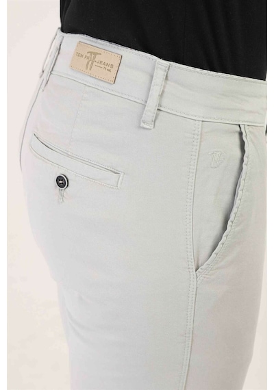 Tom Free Store Erkek Likralı Esnek Kumaş Pamuklu Yumuşak Dokulu Chino Pantolon Gri