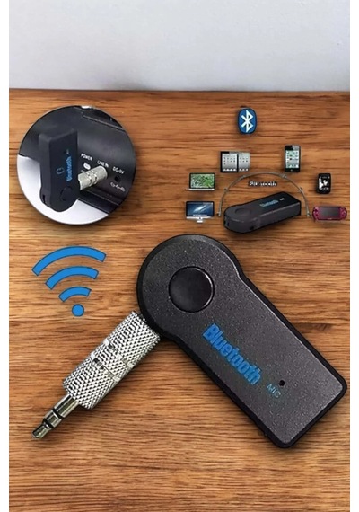 Belirtilmemiş Tüm Araçlara Uyumlu Aux Car Bluetooth Kablosuz Araç Bağlantı Kiti