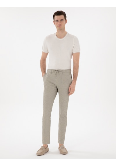 Pierre Cardin Erkek Haki Pantolon Kanvas-chino 50305235-vr027 Haki
