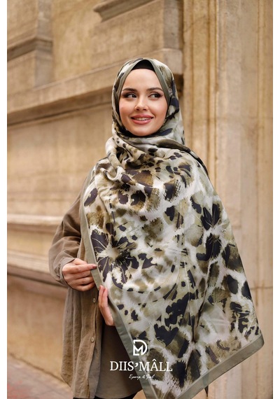 Mimiyum Sarmaşık Leopar Şal Haki