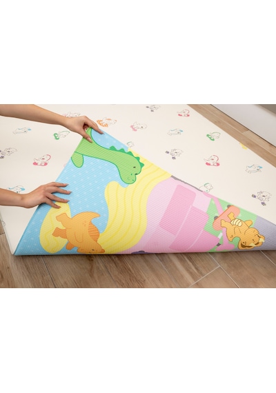 Oggia Dino Park Premium Oyun Matı / Halısı 140cm 195cm 15mm Mat031