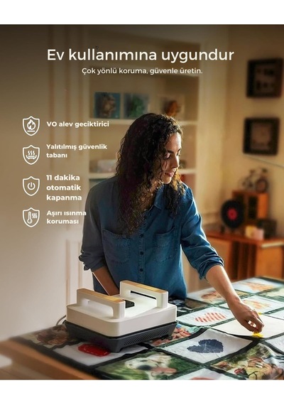 Xtool Isı Presi, Kablosuz Kontrol Pod'u, 4 Ön Ayar Ve Hızlı Isıtma Teknolojisi İle Hobi Makineleri