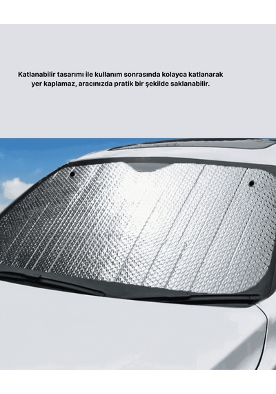 Katlanabilir Araba Güneşliği, Uv Işınlarına Karşı Maksimum Koruma 0