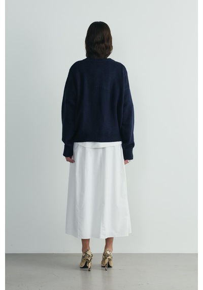 Suud Collection Lacivert Bella Oversize Kazak