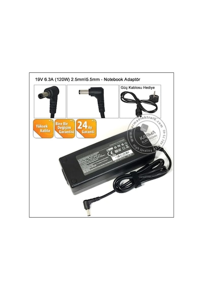 Msı Gf63 Thin 10sc-263tr Notebook Adaptörü, Şarj Aleti Cihazı 120w - V1 5.5x2.5mm