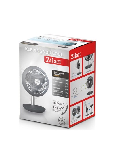 Zln4000 Şarjlı Masa Üstü Vantilatör