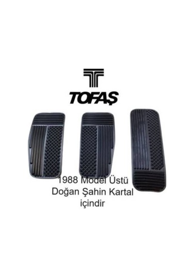 Knmaster Tofaş Uyumlu Pedal Lastiği Takım Set Gaz Fren Debriyaj 1988-2002 Arası