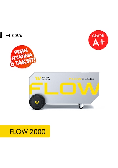 Werer Energy 2000w Flow Taşınabilir Güç İstasyonu