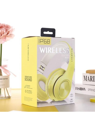 Zamass P68 Katlanabilir Kulak Üstü Bluetooth Kulaklık