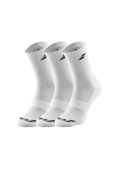 Babolat Unisex 43/46 Beyaz 3'lü Çorap Çok Renkli