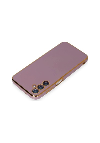 Durukar Samsung Galaxy M14 5g Kılıf Volet Silikon - Mor