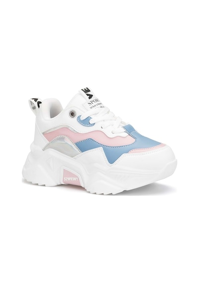 Dark Seer Kids Ds K 2110 Sneaker 2025 Kız Çocuk Beyaz-mavi