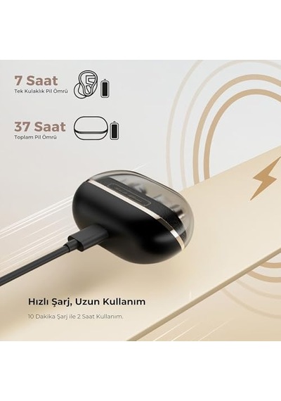 S3 Kablosuz Kulaklık 5.4 Açık Spor Kulaklık Klipsli Ve Gürültü Önleyici Enc 30 Saat Çalma Hızlı Şarj Usb-c H Genel
