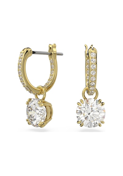 Swarovski 5638802 Küpe Constella:Pe Drop M Whıte/Gos Altın