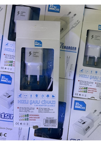 Type-c Hızlı Şarz Adaptör+usb Kablo