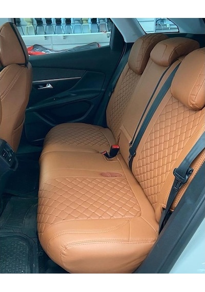 Peugeot 3008 Araca Özel Deri Oto Koltuk Kılıfı (440976604)
