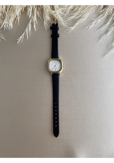 Retro Minimal Vintage Deri Kordon Kadın Kol Saati Kelebek Model Gümüş