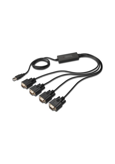 Digitus Da-70159 1.5 Mt Usb 2.0 To 4xrs232 Seri Erkek-erkek Dönüştürücü Kablo