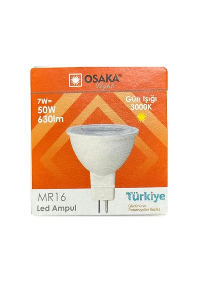 7w 50w Sarı Işık 3000k Mr16 Led Çanak Ampul, 6 Adet Diğer