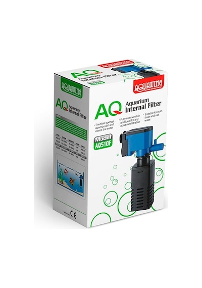 Aq510F-Aquawing Akvaryum İç Filtre 4W 400L/H