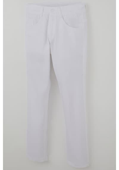 Konsept Erkek Çocuk Gabardin Pantolon Düğmeli Fermuarlı 5-9 Yaş, Ekru