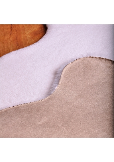 Soft Peluş Re x  Tavşanı Postu Beyaz