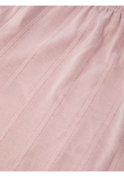Kadın %100 Pamuklu Yazlık Pijama Alt Pudra