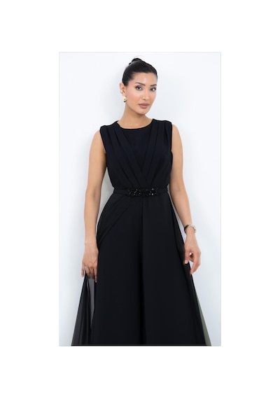 Dorne Moda Özel Koleksiyon Şifon Pelerinli Abiye Tulum - Kruvaze Yaka Boncuk Kemer Detaylı Geniş Paça Tulum - Düğün - Mezuniyet - Ofis Şıklığı Siyah Siyah Dorne Moda Özel Koleksiyon Şifon Pelerinli Abiye Tulum - Kruvaze Yaka Boncuk Kemer Detaylı Geniş Paça Tulum - Düğün - Mezuniyet - Ofis Şıklığı Siyah Siyah