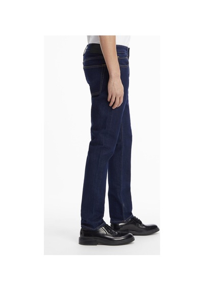 Calvin Klein Slım Fıt Coolmax Mıd Erkek Lacivert Kot Pantolon