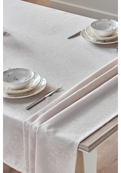 Doqu Home Glory Masa Örtüsü 140x240cm - Bej Bej