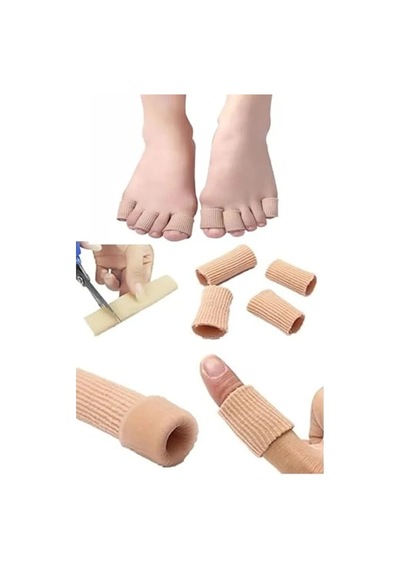 El Ayak Parmak Koruyucu Silikon Tüp, 7 Cm, Tırnak Batması Koruma