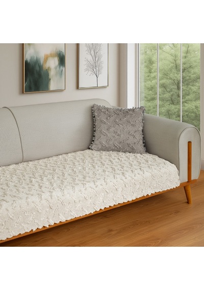 Latuda Home Ponela Koltuk Örtüsü - Sadece Oturum Alanını Kaplar 85x210 Cm - Camel