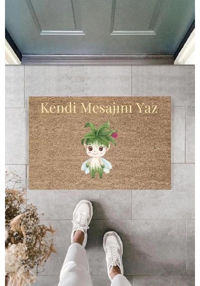Dijital Baskı Kişiye Özel İç Kapı Dekorasyon Paspas Ps11195 Renkli
