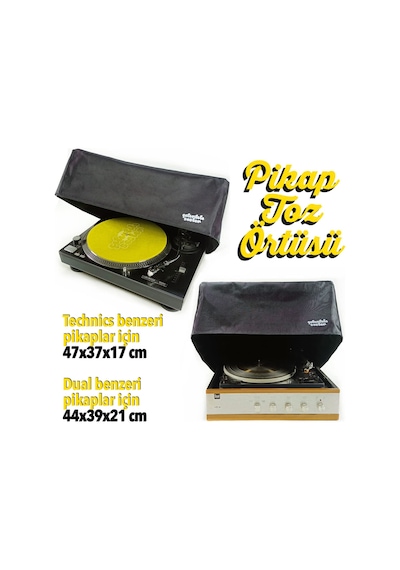 Çıtırtılı Sesler Pikap Toz Örtüsü 44x39x21 Cm