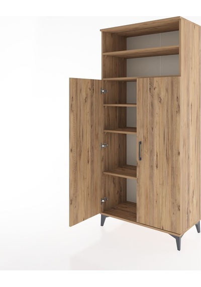 Hyperion Dolap 5 Raflı 2 Kapaklı 88x44x195 Çam-çam Atlas Çam Hyperion Dolap 5 Raflı 2 Kapaklı 88x44x195 Çam-çam Atlas Çam