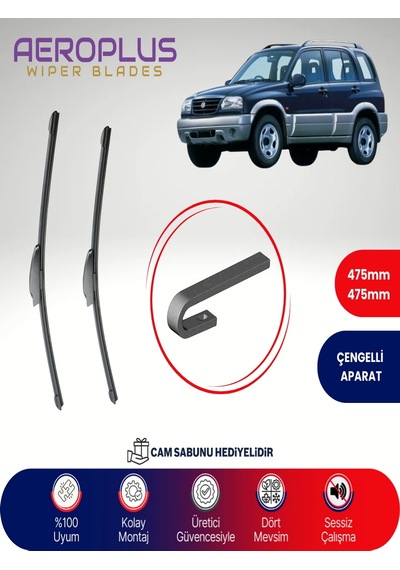 Aeroplus Suzuki Grand Vitara Muz Silecek Takımı 1998-2004