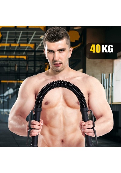 40 Kg Twister Bar - Göğüs Yayı Kol Geliştirici Bükbük Upper Body Chest Expander