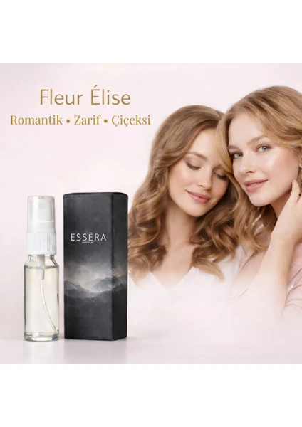 Essera Parfüm Fleur Élise Edp Kadın Parfüm 10 Ml Seyahat Boy Amber - Çiçeksi