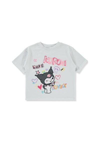 Kuromi 2-5 Yaş Tişört Beyaz