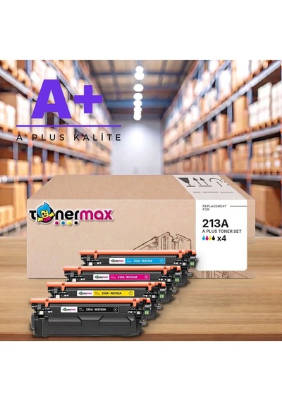 Hp 213a Cmyk Uyumlu Toner Seti A Plus / Color Laserjet Enterprise 5700 / 6700 / Mfp 5800 / 6800 / W2130a / W2131a / W2132a / W2133a