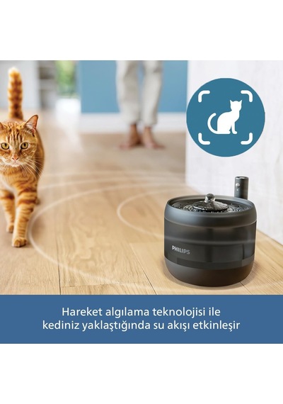 Tr 3000 Serisi Akıllı Su Pınarı, Dökülme Önleyici Kase, Hareket Aktivasyonu, 2.2l, Dolum İzleme, Fısıltı Sess