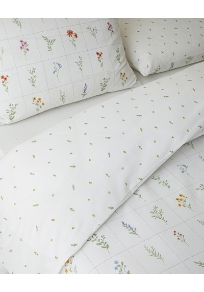English Home Damada Bloom Kolay Ütülenir Çarşaflı Çift Kişilik Nevresim Takımı 200x220 Cm Sarı-yeşil Sarı-yeşil