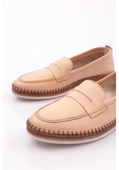 Dgn P52 Kadin Loafer P52-1512-R0152 Bej