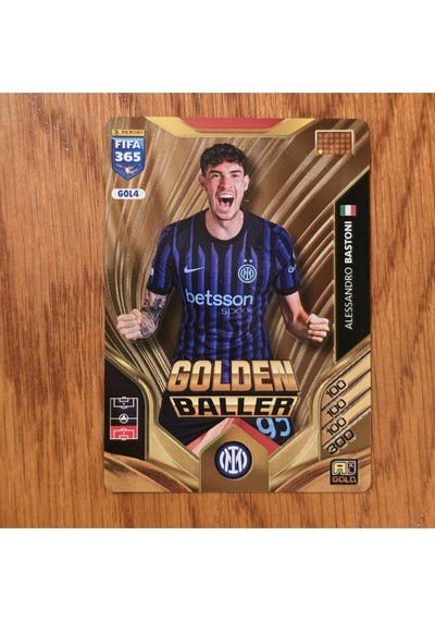 2026 Alessandro Bastoni Golden Baller Oyun Kartı - Gol4