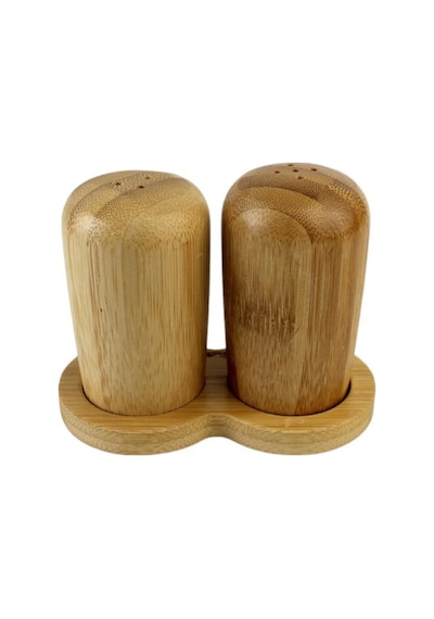 Stantlı Bambu Tuzluk Biberlik 250ml Baharatlık