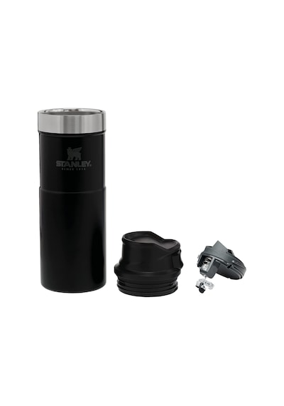 Stanley Klasik Trigger-action Termos Bardak 0.47 Lt Siyah Gri