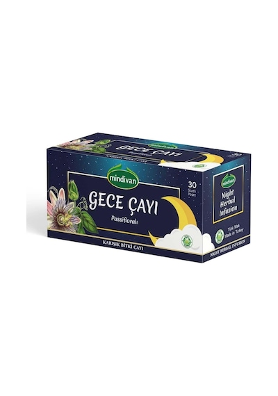 Mindivan Passiflora Çayı - Gece Çayı 30'lu Süzen Poşet