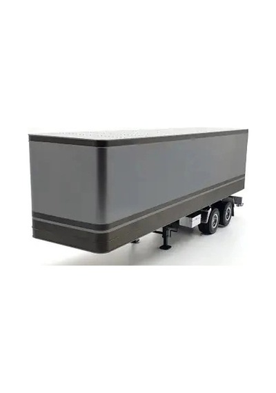 1/18 Road Kings Rk180162 Truck Trailer, Metalik Gri/antrasit